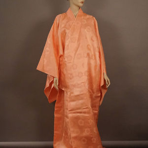 Pink silk hand made vintage kimono, never worn